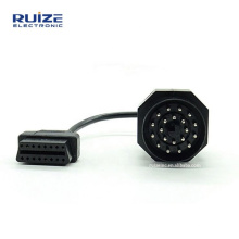 OBD 20Pin to 16Pin OBD2 male to female OBD2 Connector cable car diagnostic adapter customization